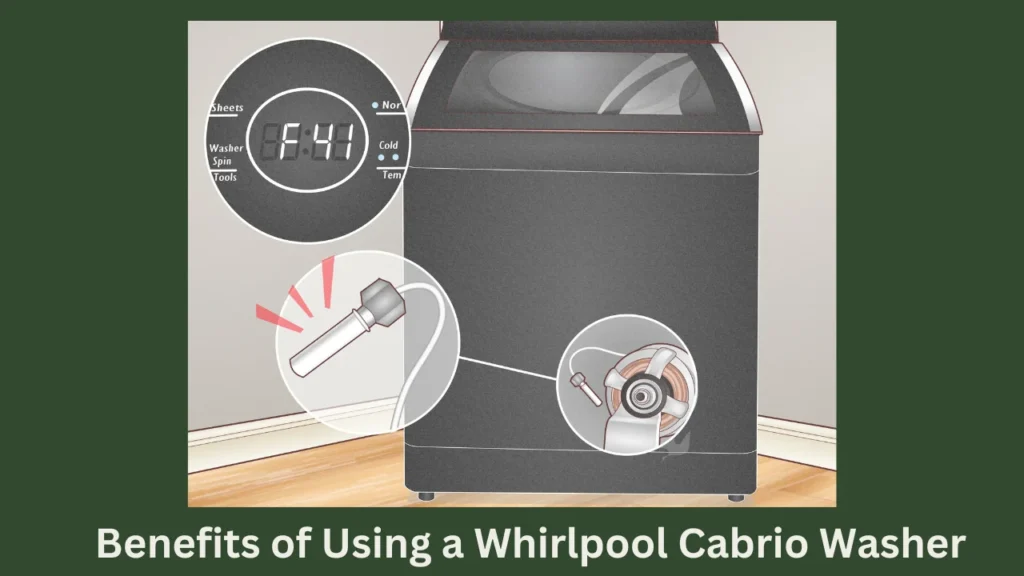 Benefits of Using a Whirlpool Cabrio Washer