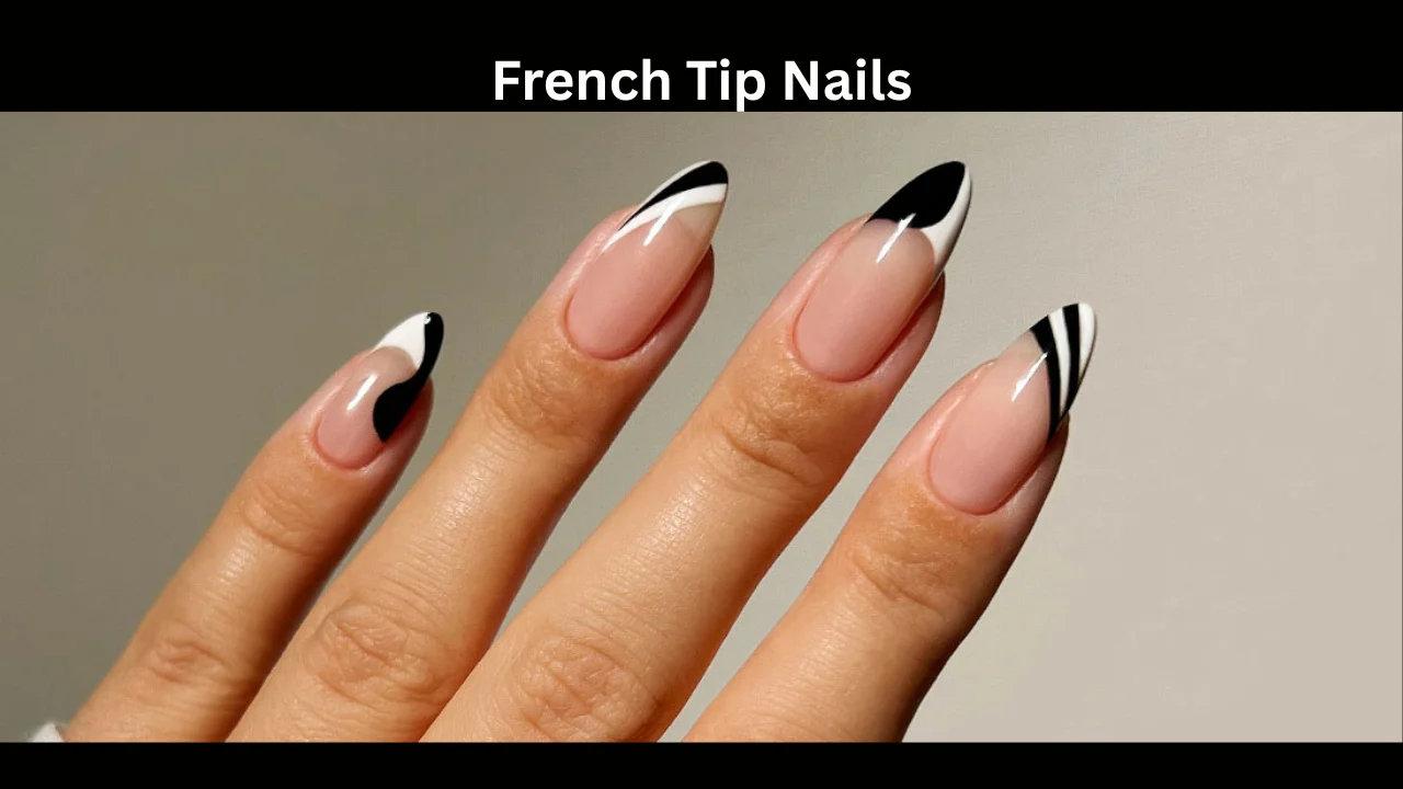 french tip nails
