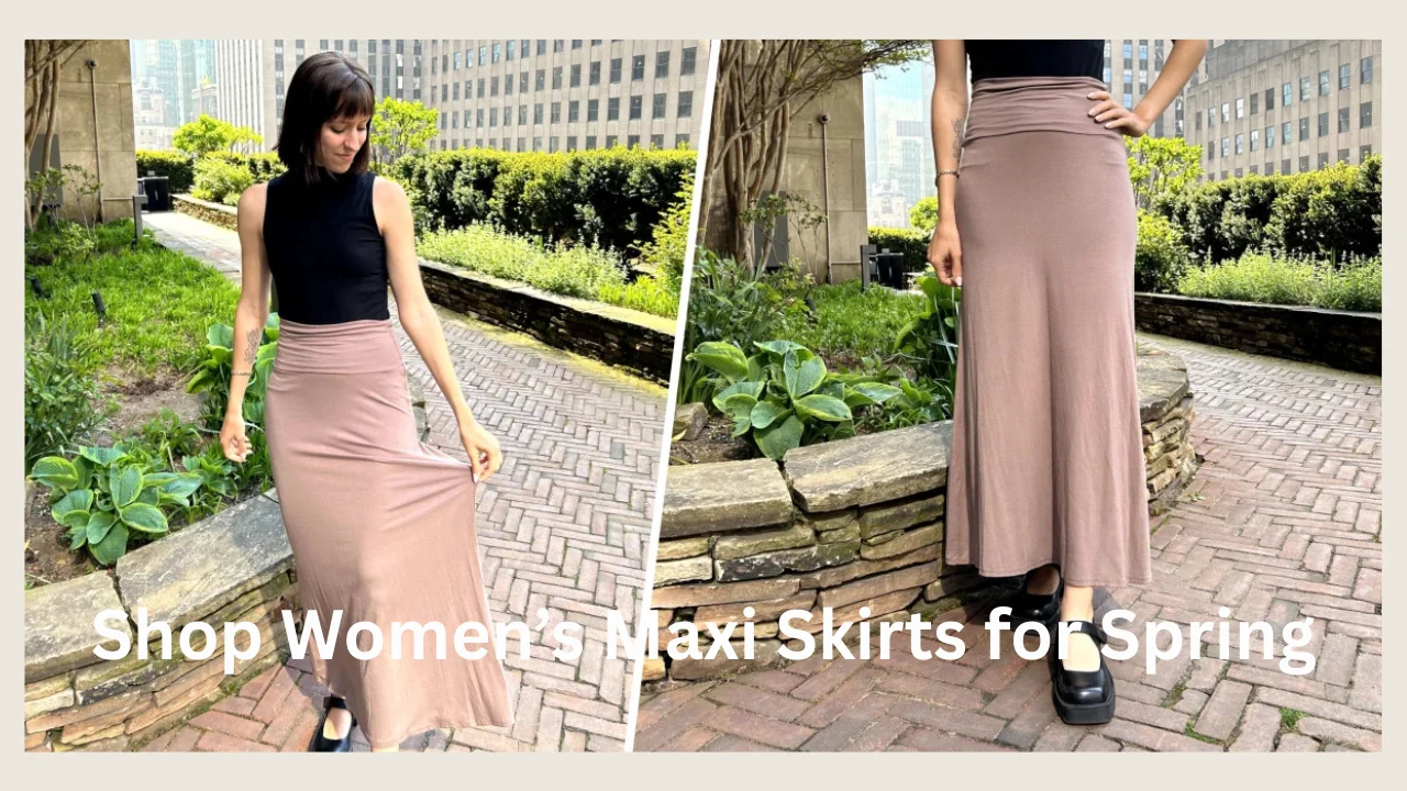 shop women’s maxi skirts for spring