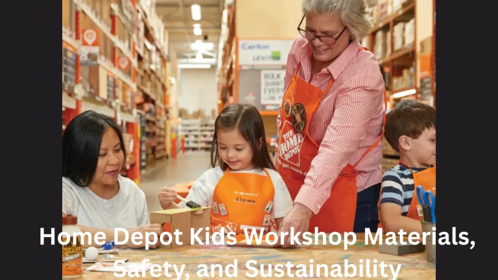 Home Depot Kids Workshop Materials, Safety, and Sustainability