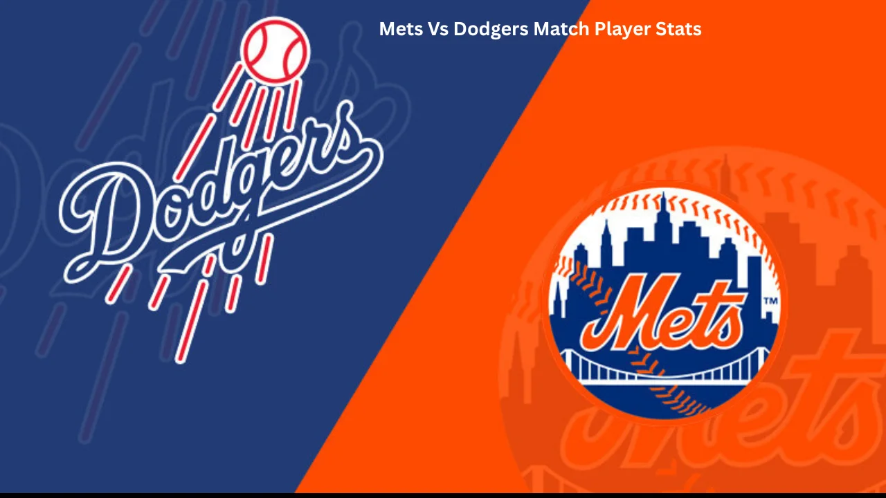 mets vs dodgers match player stats